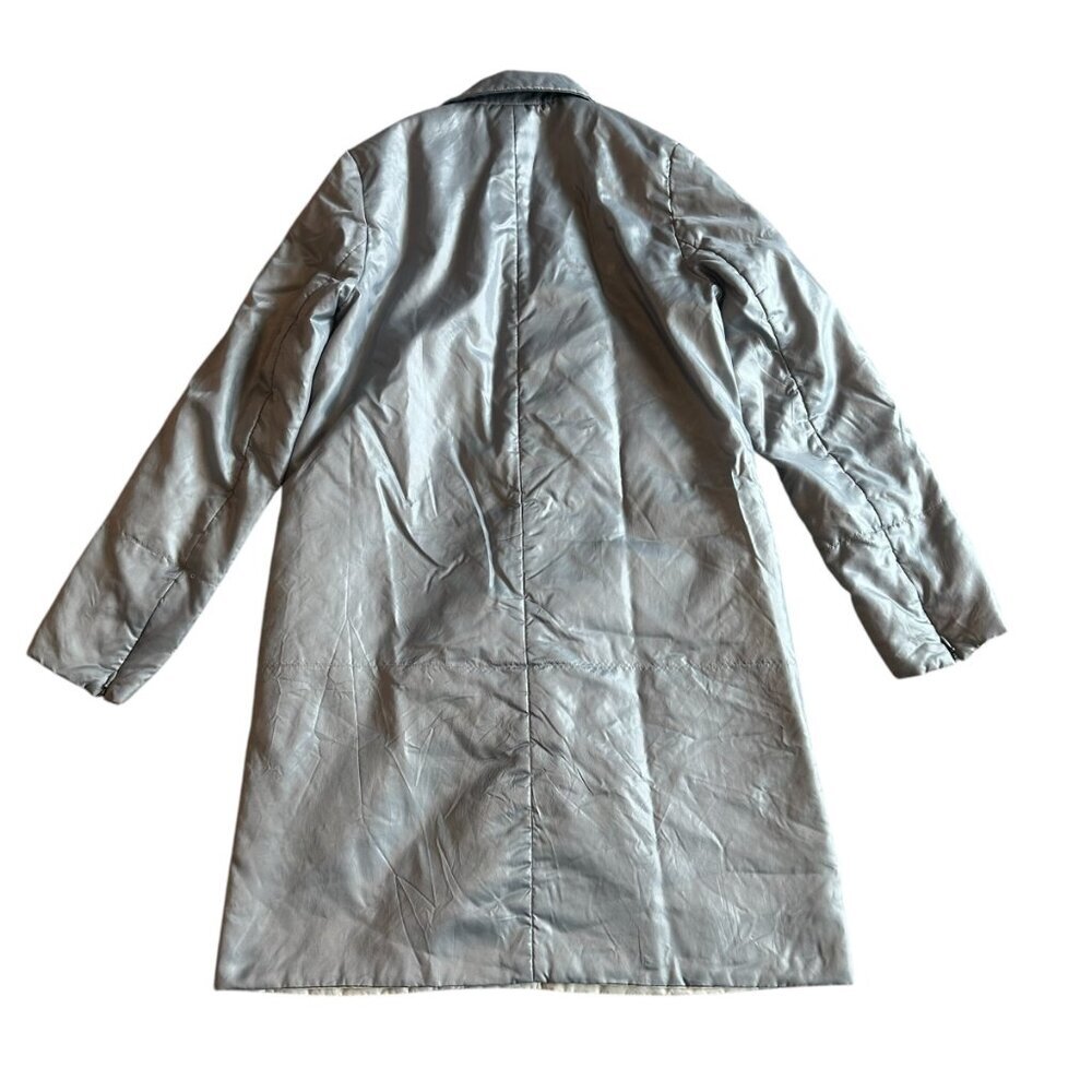 Zara Basic Zip-Down Jacket Coat Dark Grey Casual … - image 6